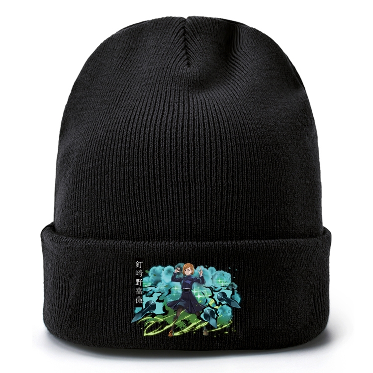 Jujutsu Kaisen Anime knitted hat wool hat head circumference 40-80cm