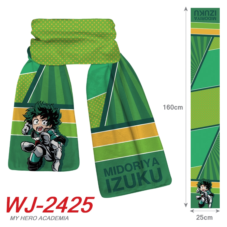 My Hero Academia Anime Plush Impression Scarf Neck 25x160cm WJ-2425
