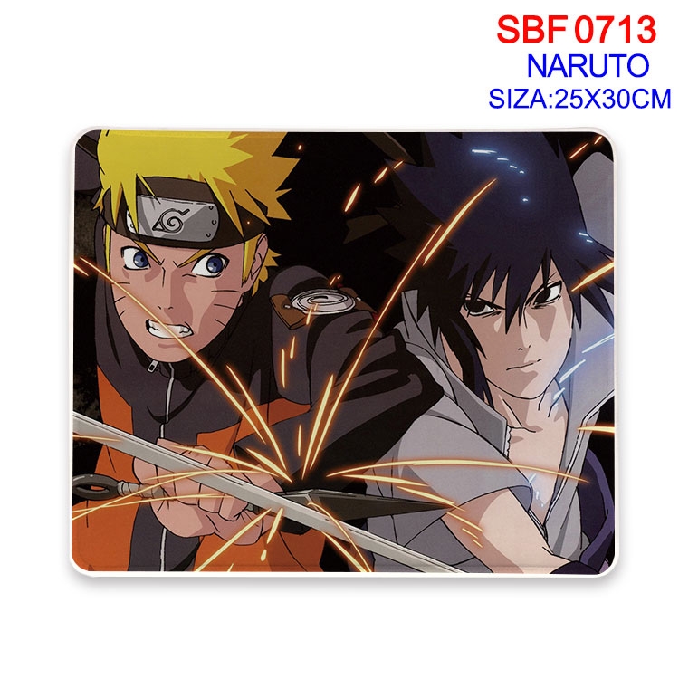 Naruto Anime peripheral edge lock mouse pad 25X30cm SBF-713