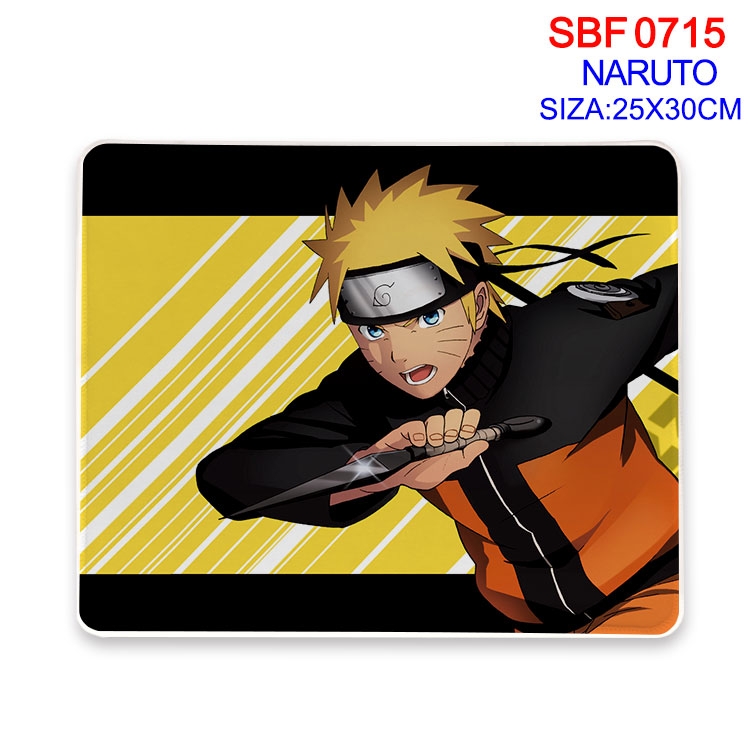 Naruto Anime peripheral edge lock mouse pad 25X30cm SBF-715