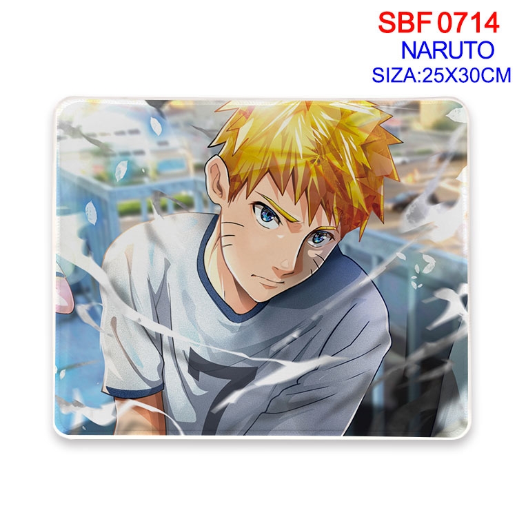 Naruto Anime peripheral edge lock mouse pad 25X30cm SBF-714