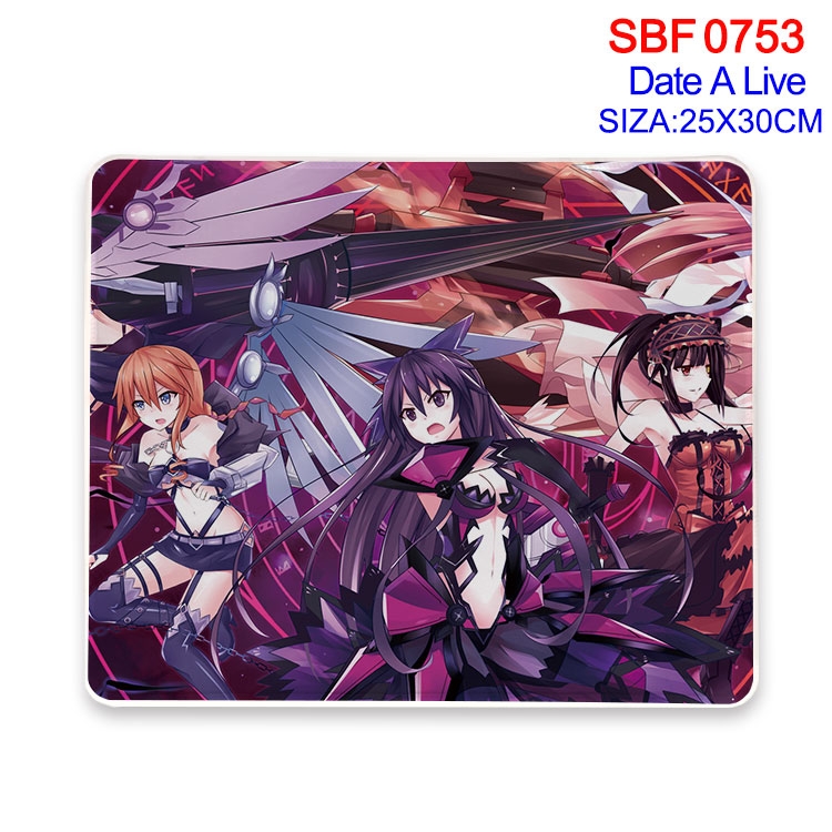 Date-A-Live Anime peripheral edge lock mouse pad 25X30cm SBF-753