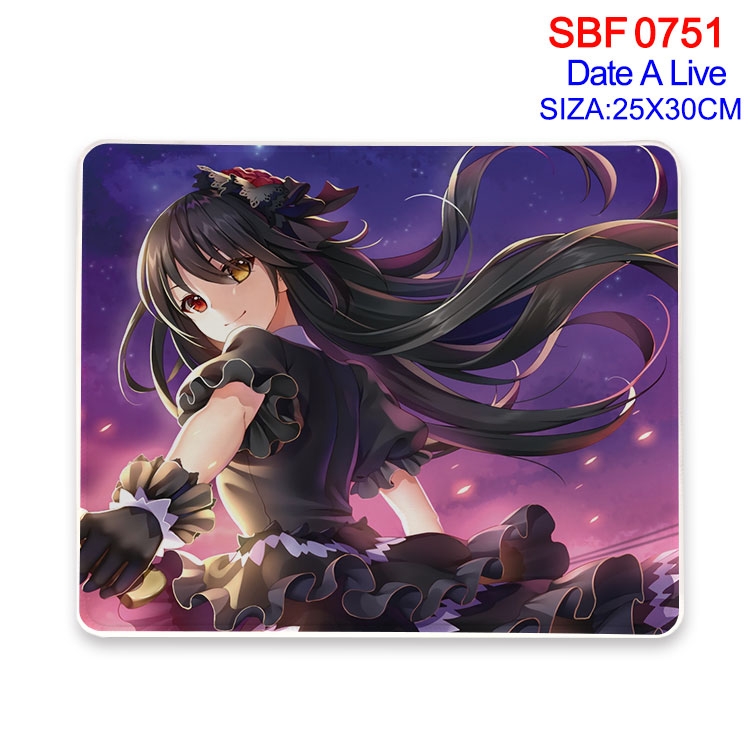 Date-A-Live Anime peripheral edge lock mouse pad 25X30cm  SBF-751
