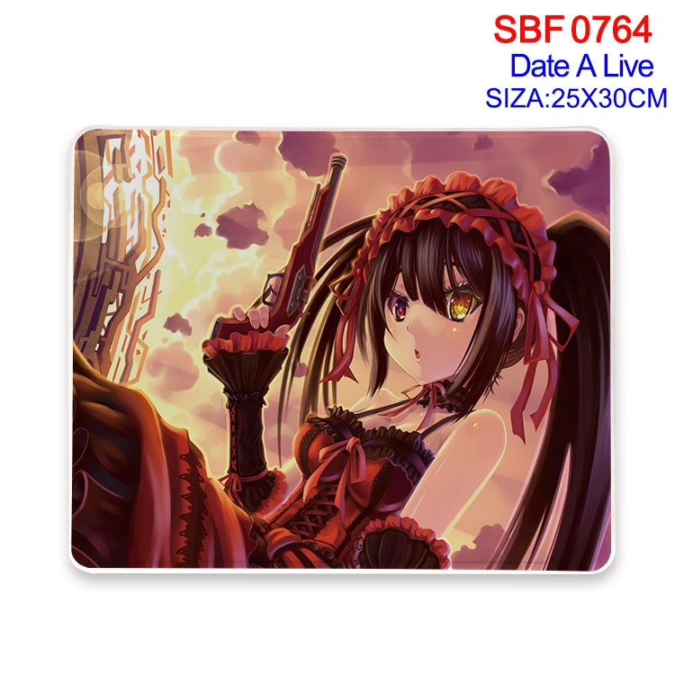 Date-A-Live Anime peripheral edge lock mouse pad 25X30cm  SBF-764