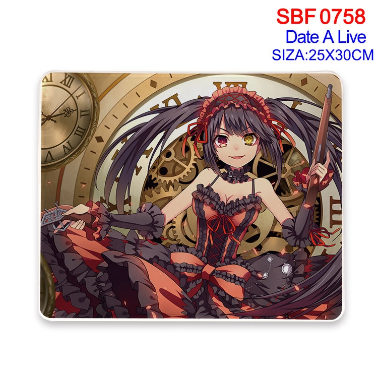 Date-A-Live Anime peripheral edge lock mouse pad 25X30cm SBF-758
