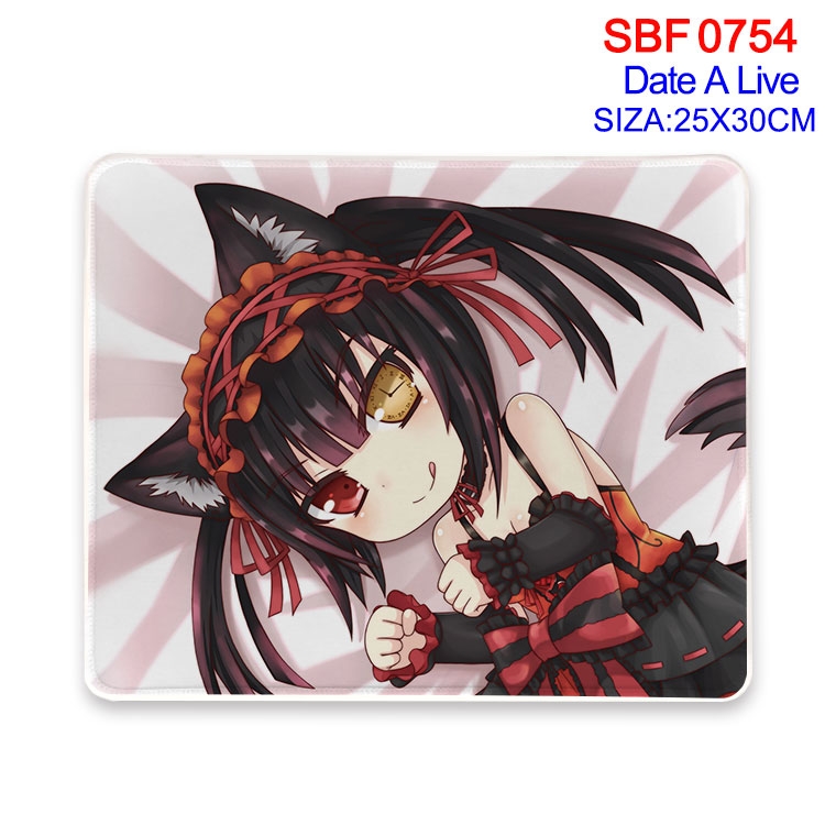 Date-A-Live Anime peripheral edge lock mouse pad 25X30cm SBF-754