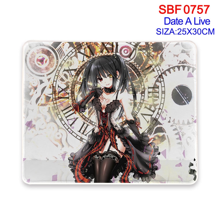 Date-A-Live Anime peripheral edge lock mouse pad 25X30cm  SBF-757