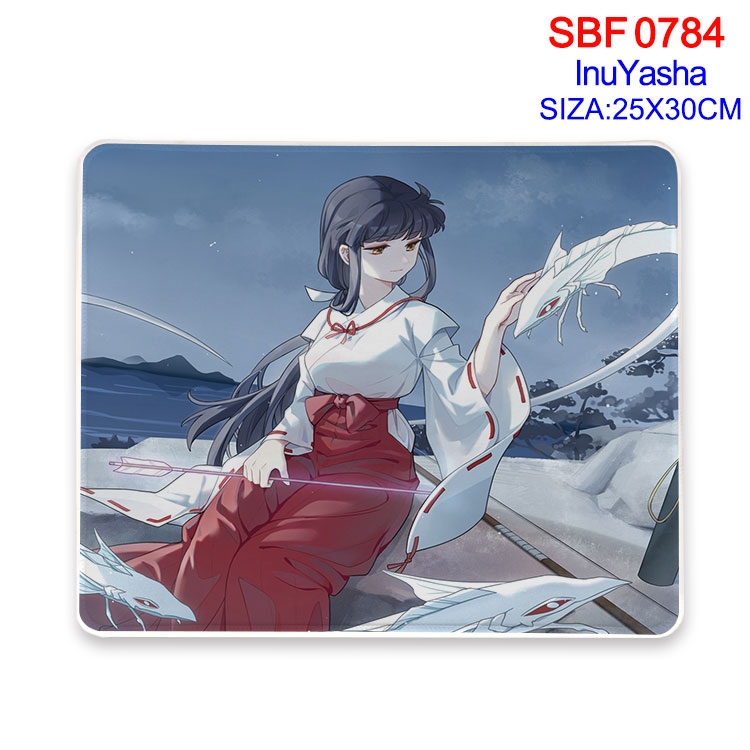 Inuyasha Anime peripheral edge lock mouse pad 25X30cm  SBF-784