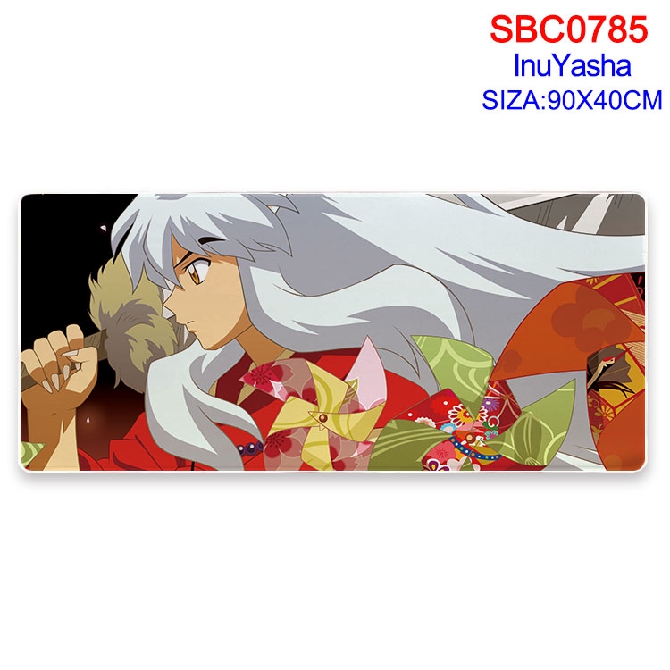 Inuyasha Anime peripheral edge lock mouse pad 40X90CM  SBC-785