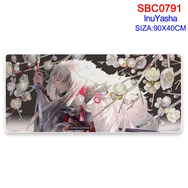 Inuyasha Anime peripheral edge lock mouse pad 40X90CM SBC-791