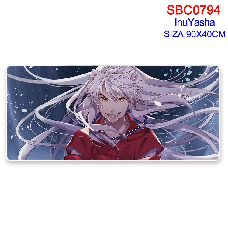 Inuyasha Anime peripheral edge lock mouse pad 40X90CM SBC-794