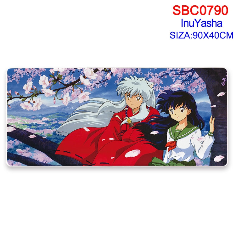 Inuyasha Anime peripheral edge lock mouse pad 40X90CM SBC-790