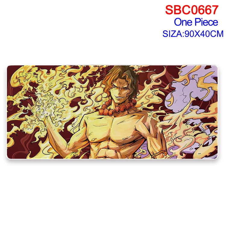 One Piece Anime peripheral edge lock mouse pad 40X90CM SBC-667