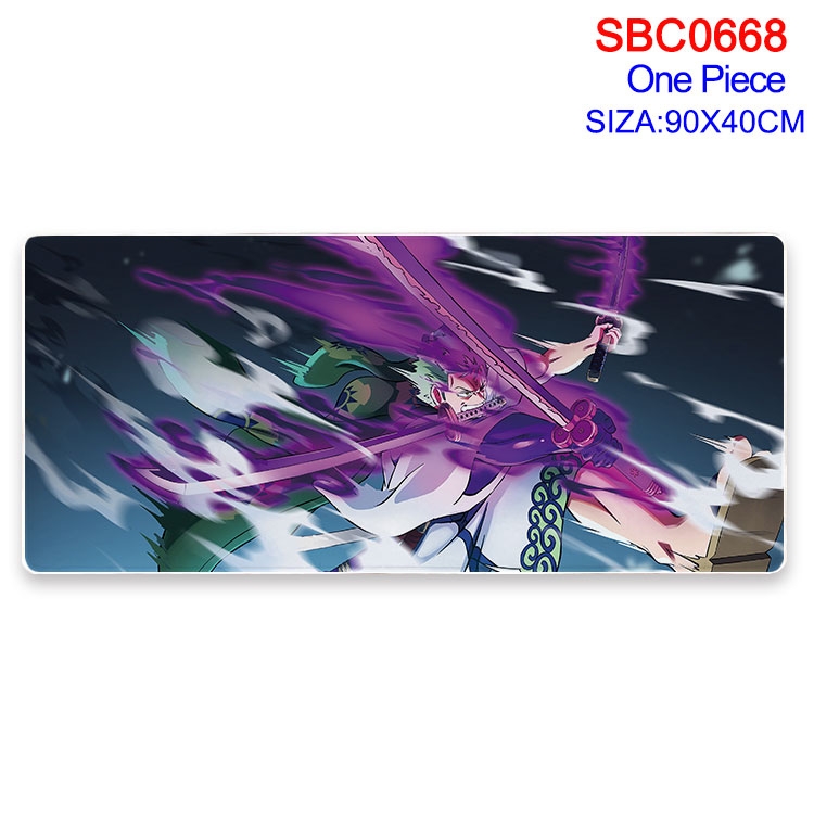 One Piece Anime peripheral edge lock mouse pad 40X90CM SBC-668