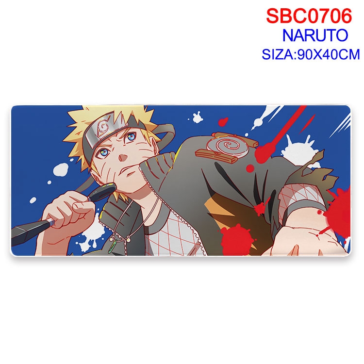 Naruto Anime peripheral edge lock mouse pad 40X90CM SBC-706