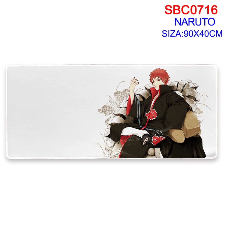 Naruto Anime peripheral edge lock mouse pad 40X90CM  SBC-716