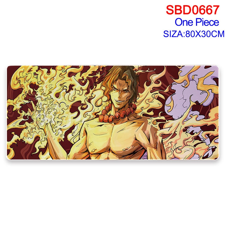 One Piece Anime peripheral edge lock mouse pad 80X30cm  SBD-667