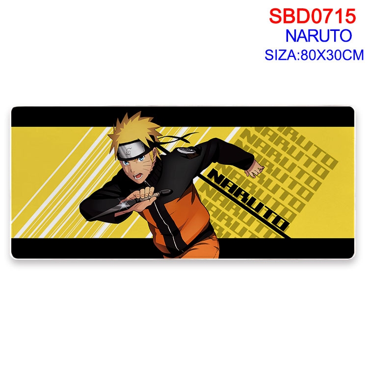 Naruto Anime peripheral edge lock mouse pad 80X30cm  SBD-715
