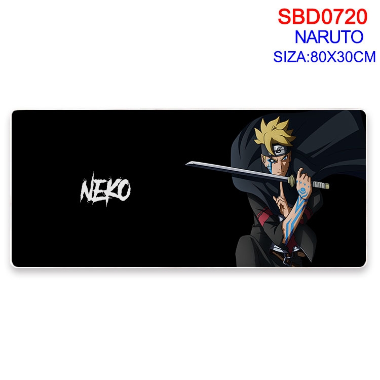 Naruto Anime peripheral edge lock mouse pad 80X30cm  SBD-720