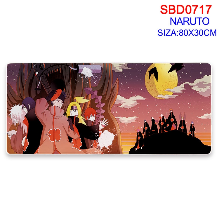 Naruto Anime peripheral edge lock mouse pad 80X30cm SBD-717