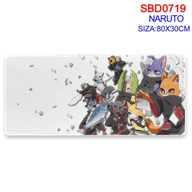 Naruto Anime peripheral edge lock mouse pad 80X30cm SBD-719