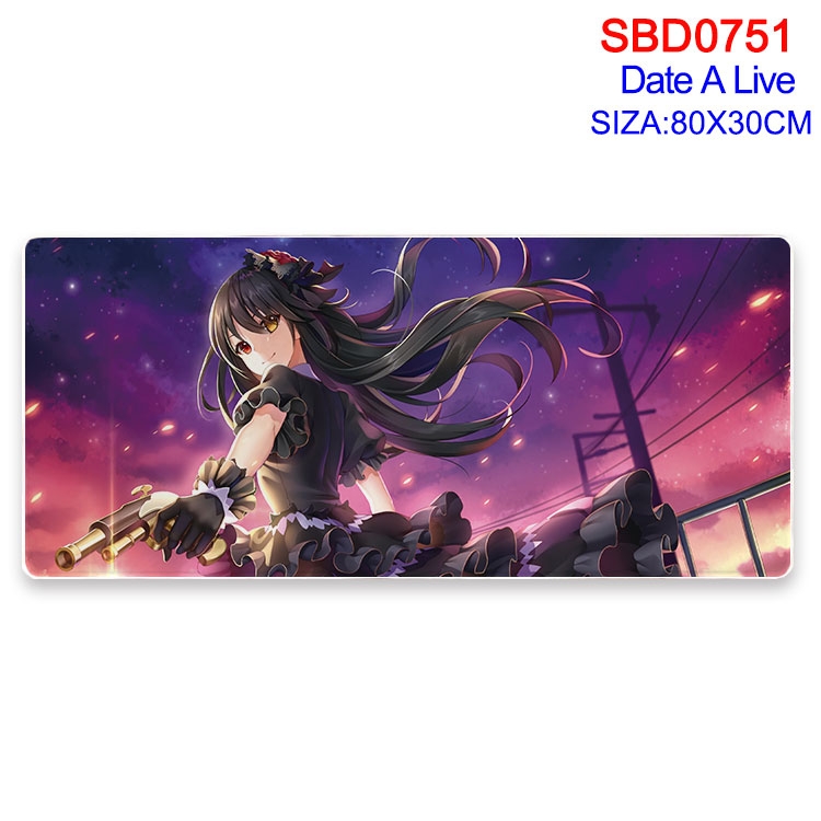 Date-A-Live Anime peripheral edge lock mouse pad 80X30cm  SBD-751
