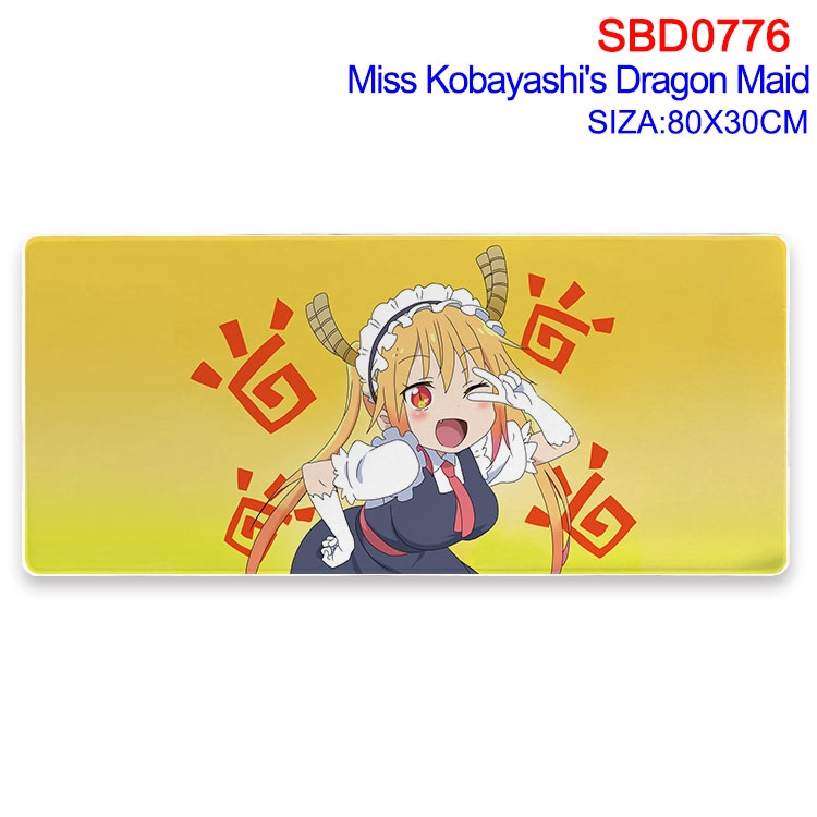 Miss Kobayashis Dragon Maid Anime peripheral edge lock mouse pad 80X30cm SBD-776