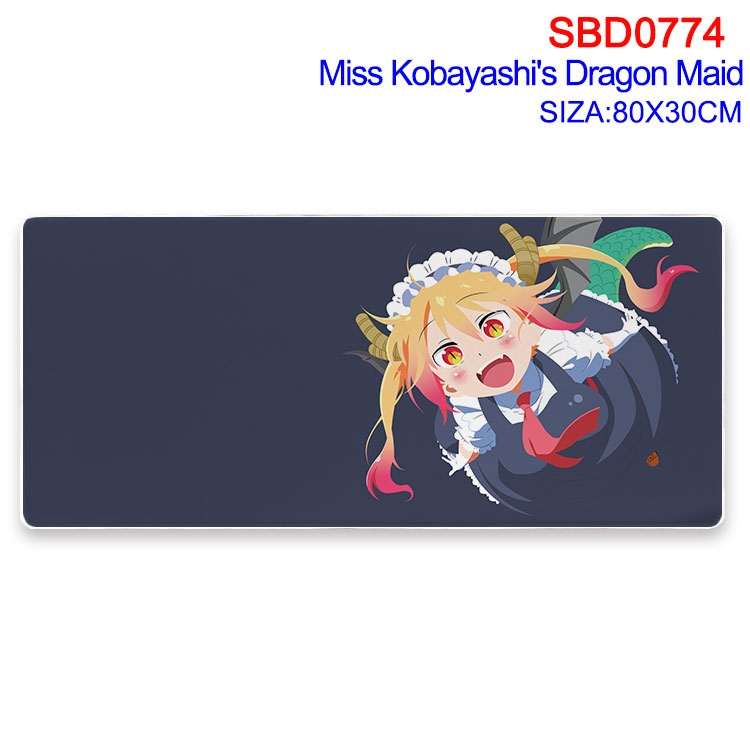 Miss Kobayashis Dragon Maid Anime peripheral edge lock mouse pad 80X30cm SBD-774