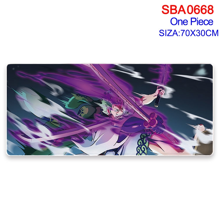 One Piece Anime peripheral edge lock mouse pad 70X30cm  SBA-668