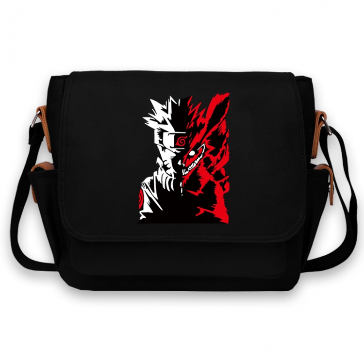 Naruto Anime Peripheral Shoulder Bag Casual Satchel 33X13X26cm