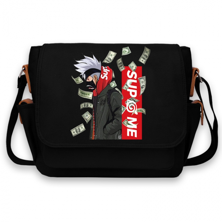 Naruto Anime Peripheral Shoulder Bag Casual Satchel 33X13X26cm