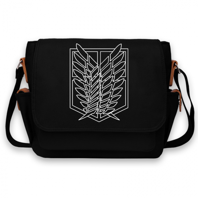 Shingeki no Kyojin Anime Peripheral Shoulder Bag Casual Satchel 33X13X26cm