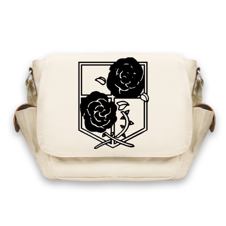 Shingeki no Kyojin Anime Peripheral Shoulder Bag Casual Satchel 33X13X26cm