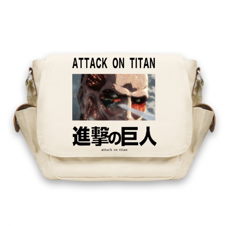 Shingeki no Kyojin Anime Peripheral Shoulder Bag Casual Satchel 33X13X26cm
