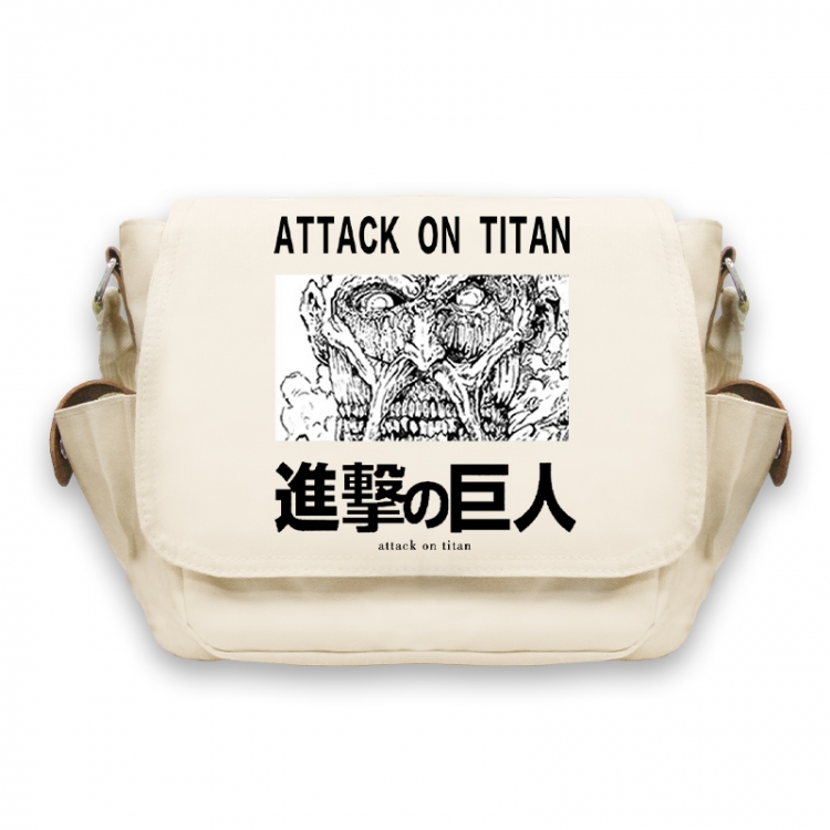 Shingeki no Kyojin Anime Peripheral Shoulder Bag Casual Satchel 33X13X26cm