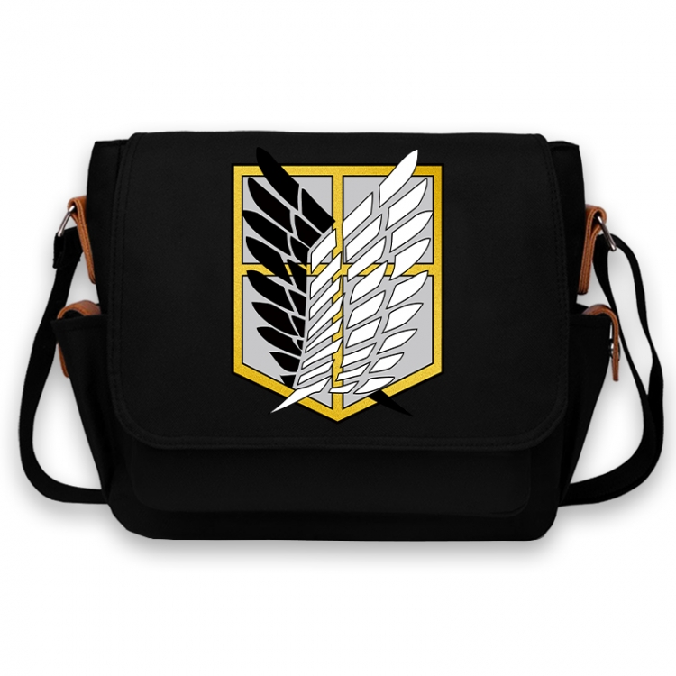 Shingeki no Kyojin Anime Peripheral Shoulder Bag Casual Satchel 33X13X26cm