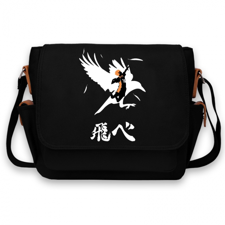 Haikyuu!! Anime Peripheral Shoulder Bag Casual Satchel 33X13X26cm