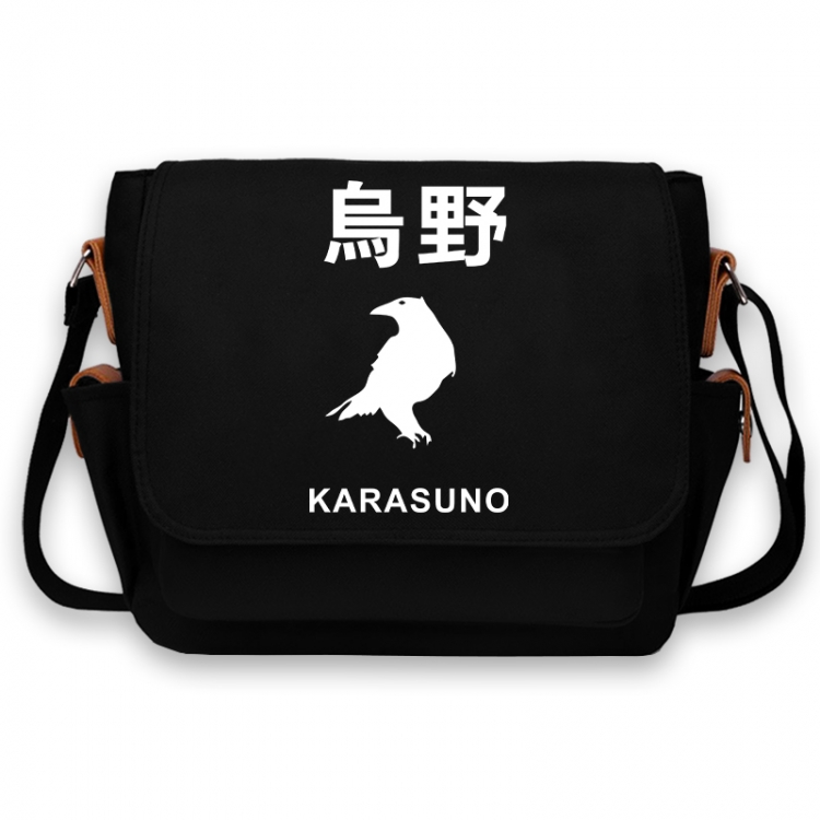 Haikyuu!! Anime Peripheral Shoulder Bag Casual Satchel 33X13X26cm