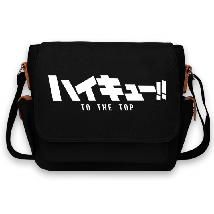 Haikyuu!! Anime Peripheral Shoulder Bag Casual Satchel 33X13X26cm