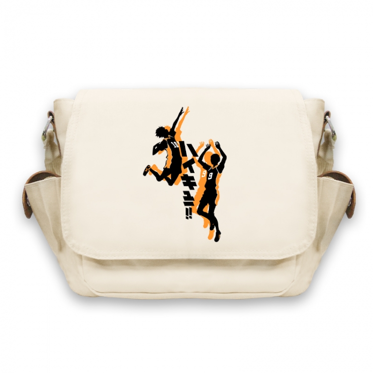 Haikyuu!! Anime Peripheral Shoulder Bag Casual Satchel 33X13X26cm