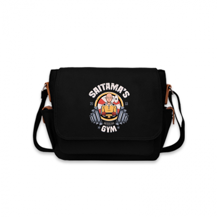 One Punch Man Anime Peripheral Shoulder Bag Casual Satchel 33X13X26cm