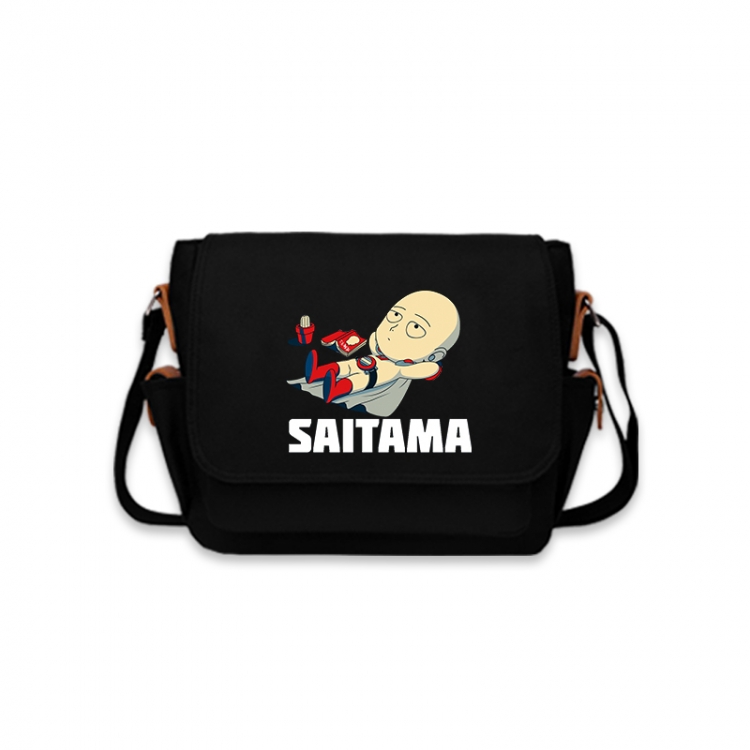 One Punch Man Anime Peripheral Shoulder Bag Casual Satchel 33X13X26cm