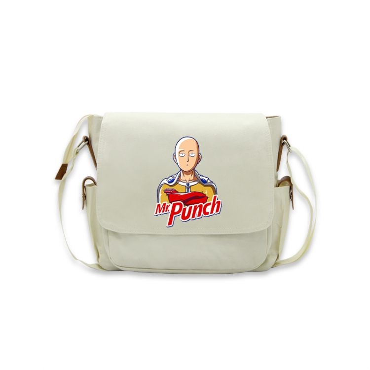 One Punch Man Anime Peripheral Shoulder Bag Casual Satchel 33X13X26cm