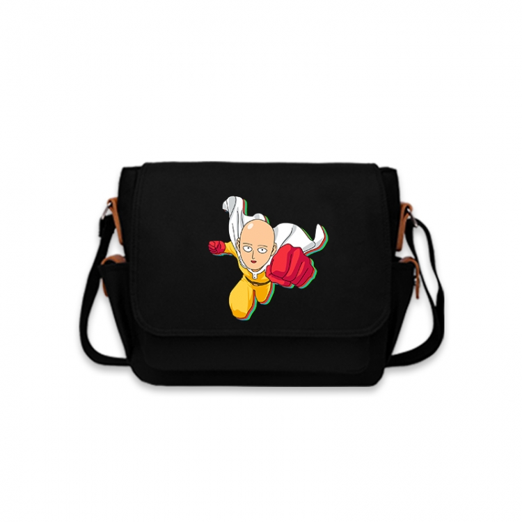 One Punch Man Anime Peripheral Shoulder Bag Casual Satchel 33X13X26cm