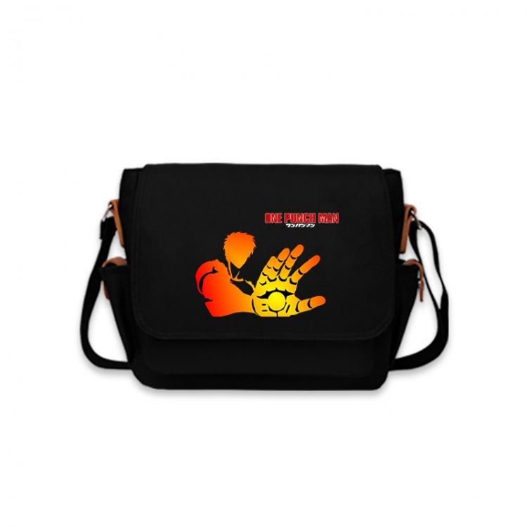 One Punch Man Anime Peripheral Shoulder Bag Casual Satchel 33X13X26cm