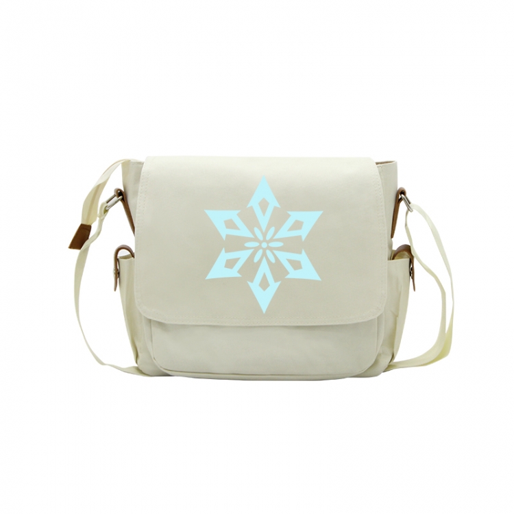 Genshin Impact Anime Peripheral Shoulder Bag Casual Satchel 33X13X26cm