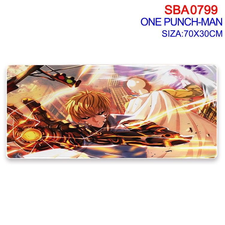 One Punch Man Anime peripheral edge lock mouse pad 70X30cm SBA-799