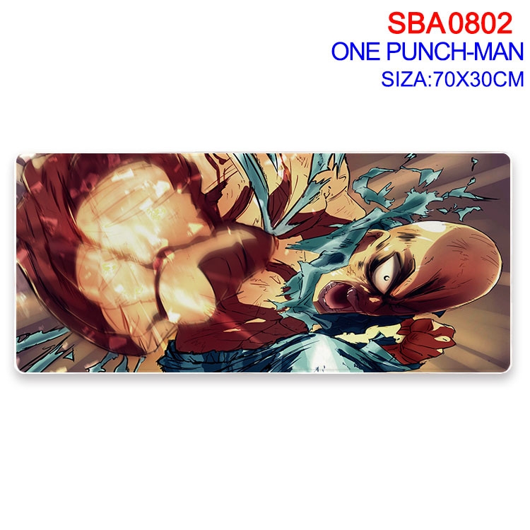 One Punch Man Anime peripheral edge lock mouse pad 70X30cm SBA-802