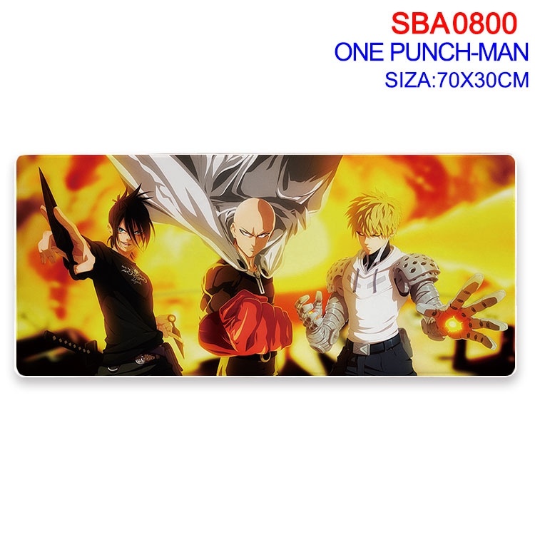 One Punch Man Anime peripheral edge lock mouse pad 70X30cm SBA-800