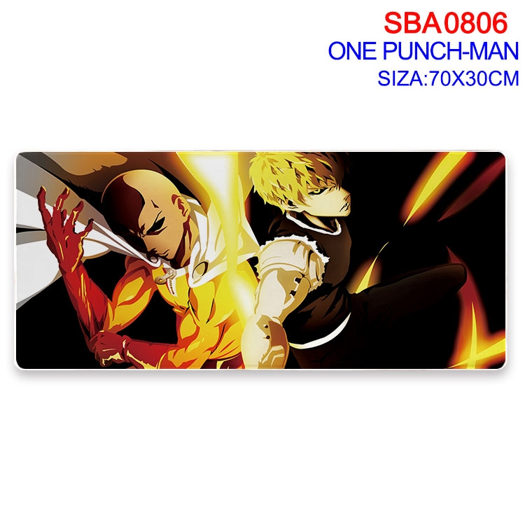 One Punch Man Anime peripheral edge lock mouse pad 70X30cm SBA-806